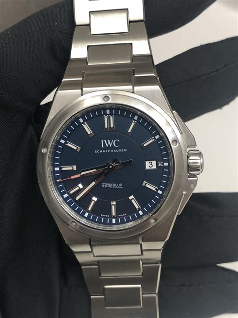 iwc ingenieur 36mm|iwc ingenieur 40mm blue.